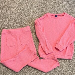 Cozy Pink Girls Set